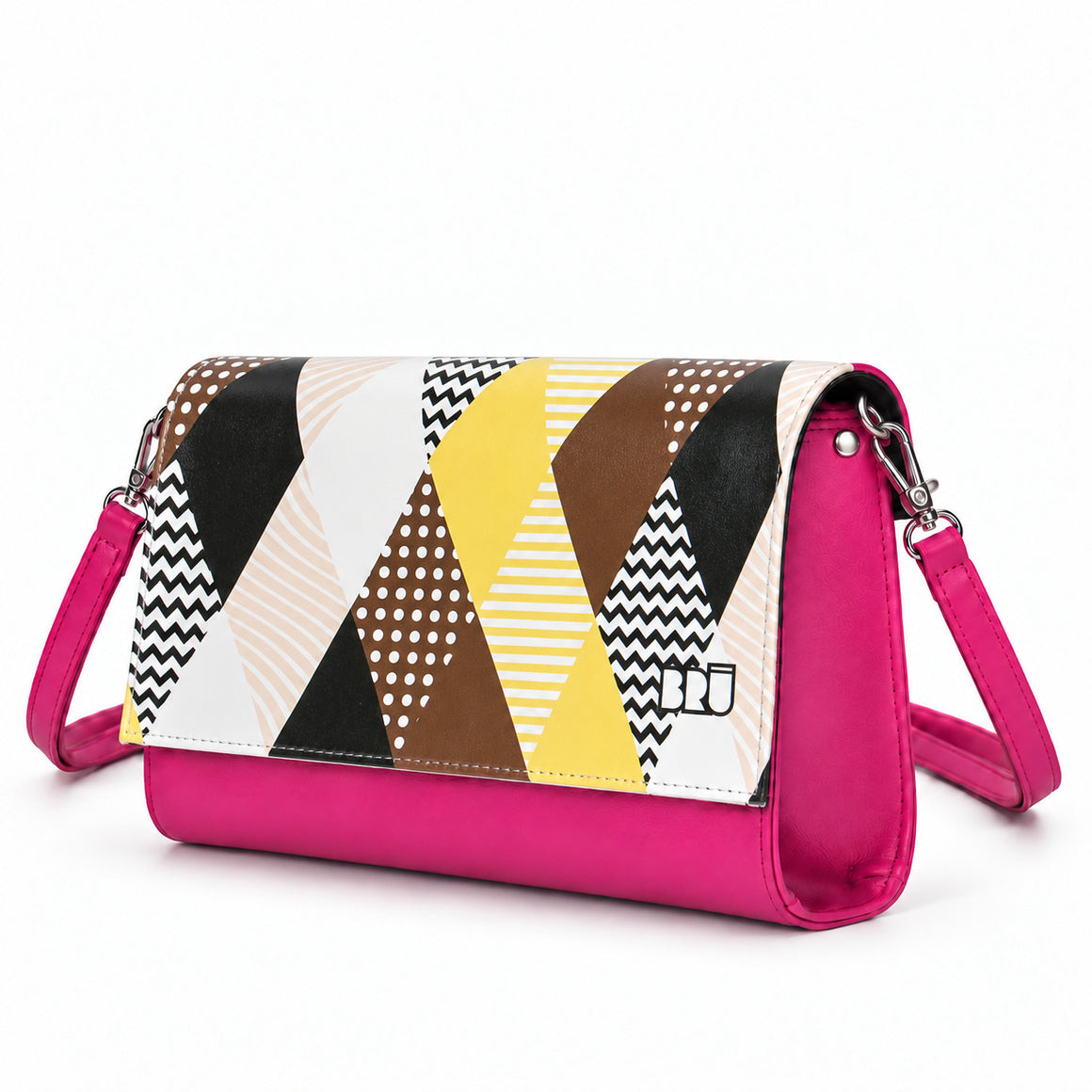 Borsa Muà | Fuchsia – Venice Edition Brown – laterale