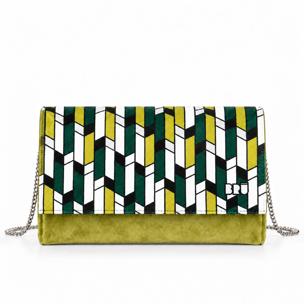 Borsa Muà | Green Lime – Green Arrows – frontale
