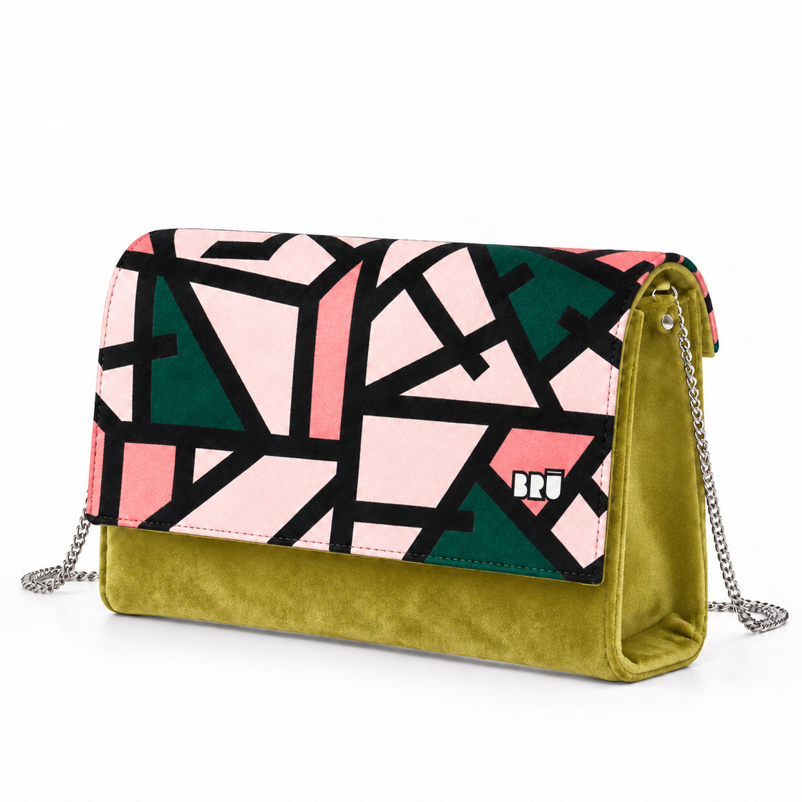 Borsa Muà | Green Lime – Green Lines – laterale