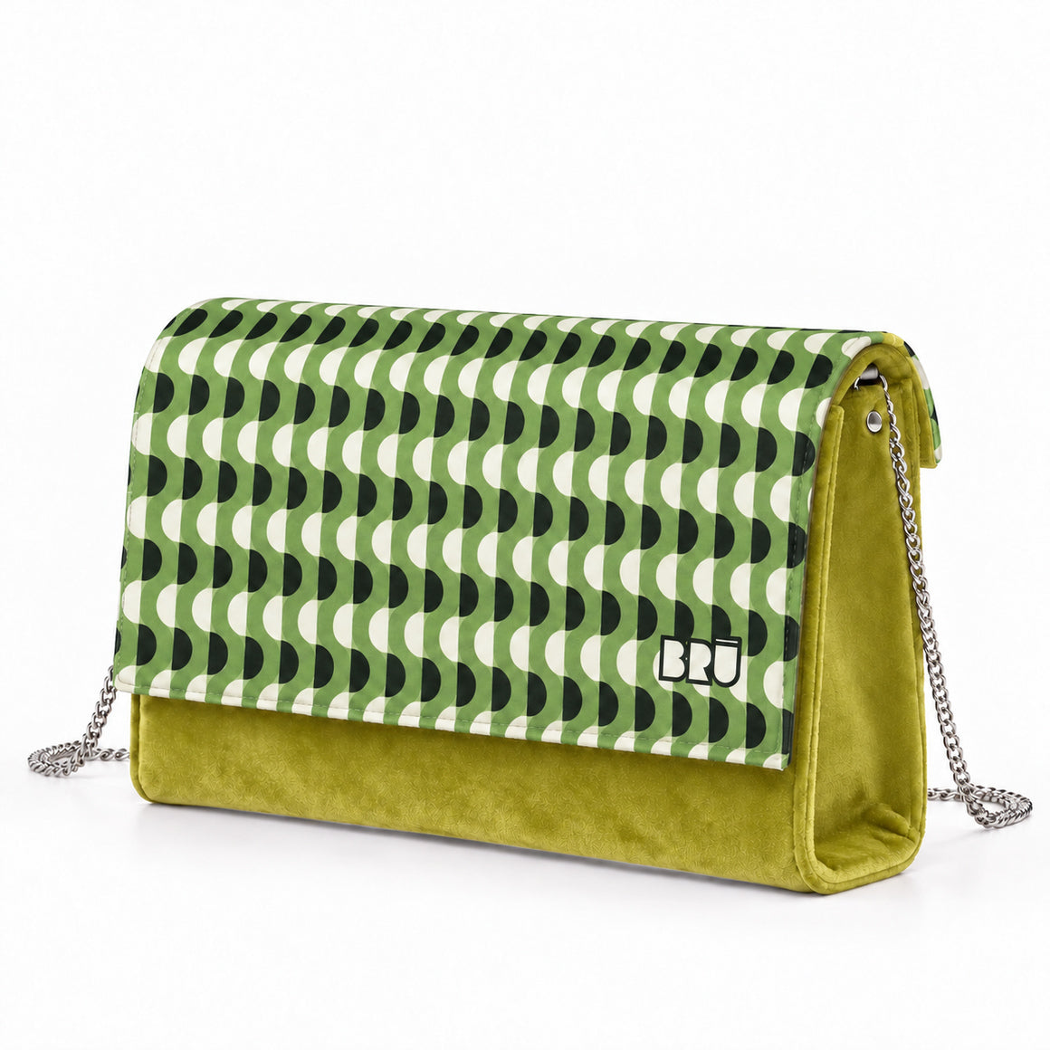 Borsa Muà | Green Lime – Green Waves – laterale