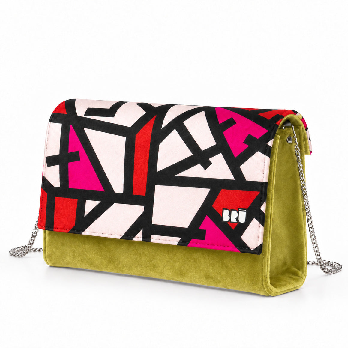 Borsa Muà | Green Lime – Red Lines – laterale