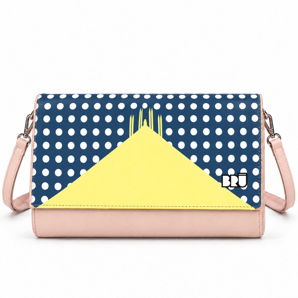 Borsa Muà | Pink – Milan Edition Blue – frontale