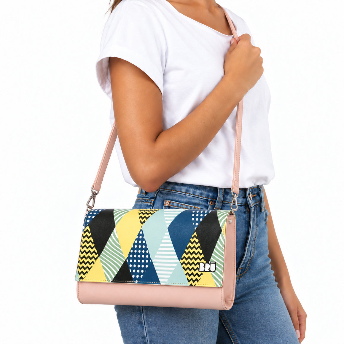 Borsa Muà | Pink – Venice Edition Blue – indossata