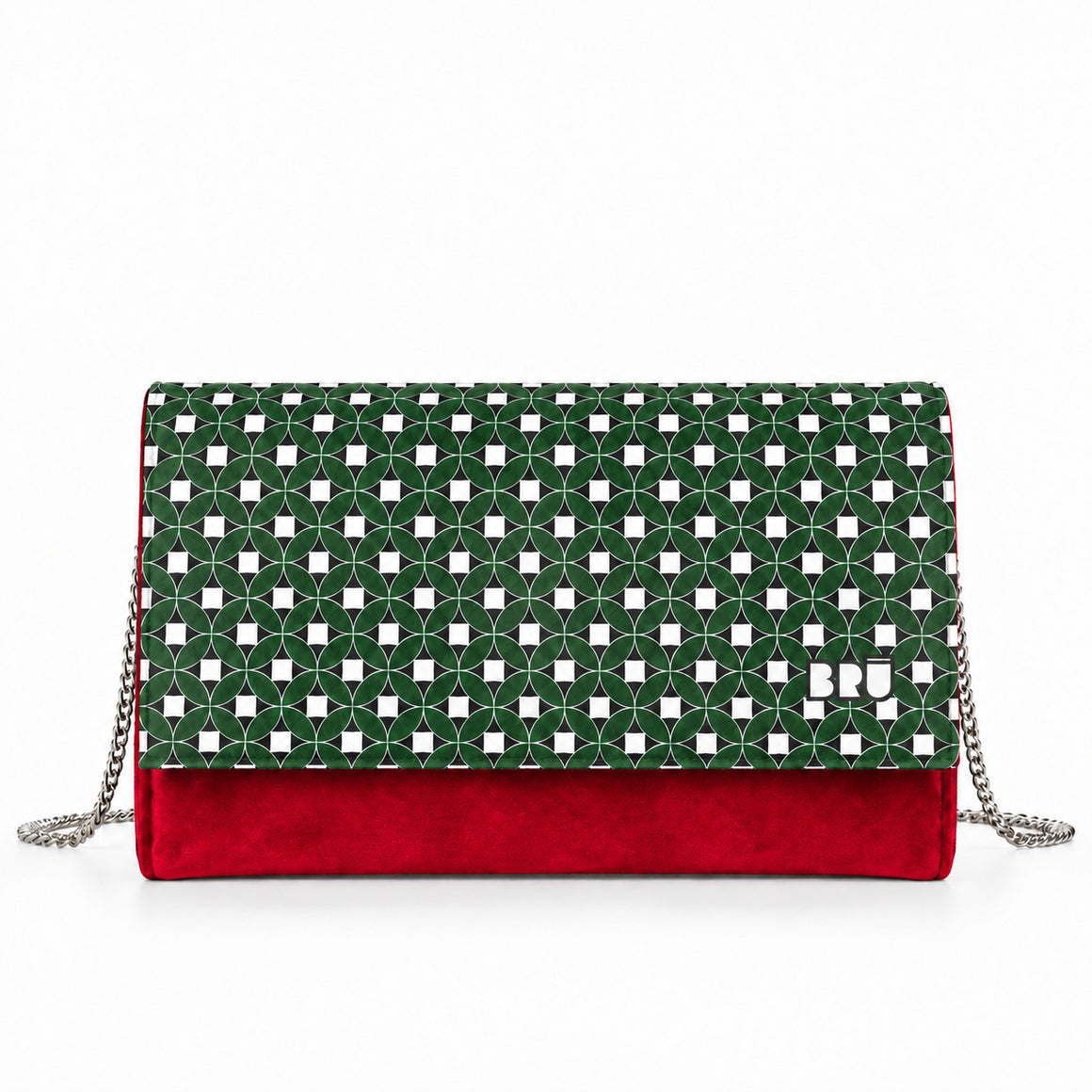 Borsa Muà | Red – Green Floor – frontale