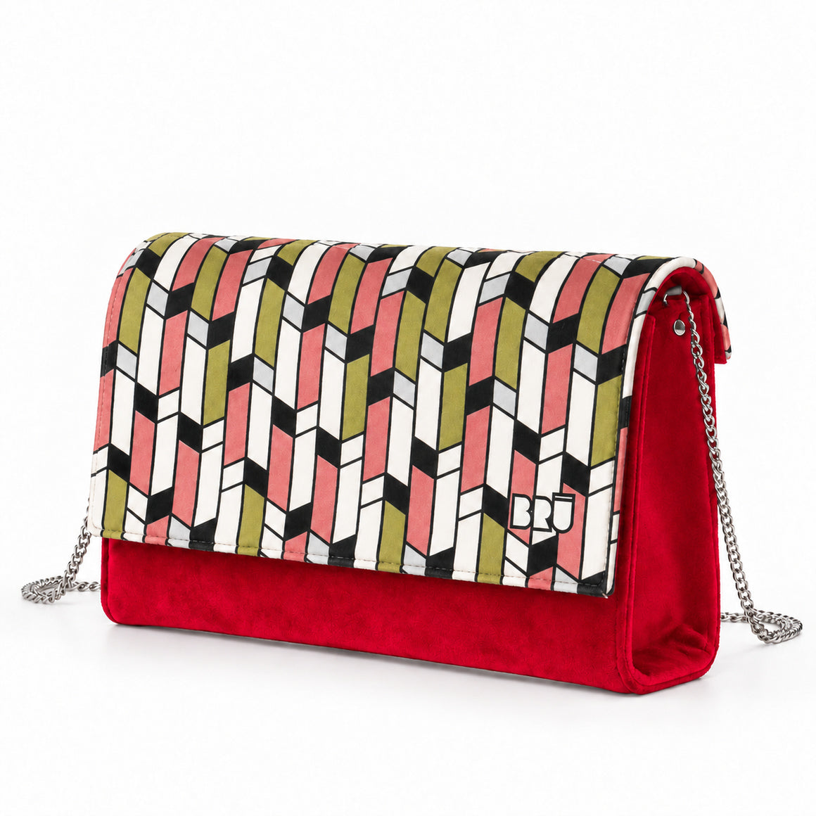 Borsa Muà | Red – Pink Arrows – laterale