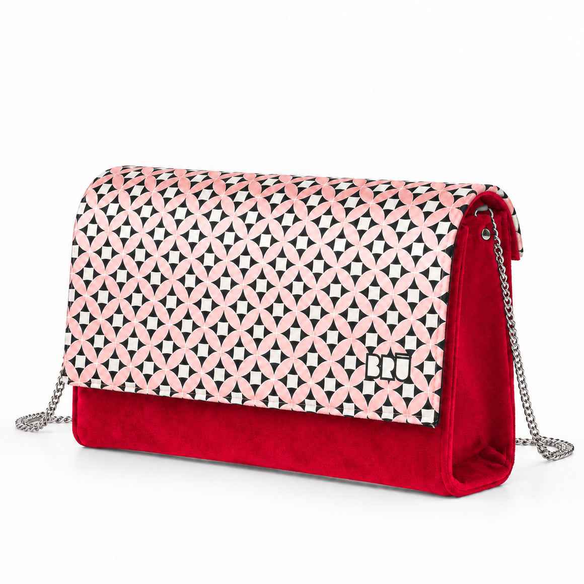 Borsa Muà | Red – Pink Floor – laterale