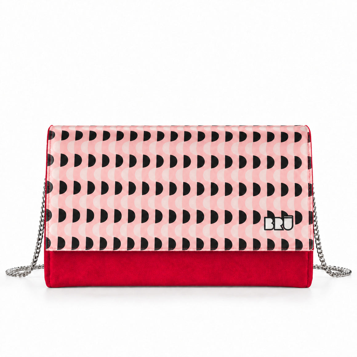 Borsa Muà | Red – Pink Waves – frontale