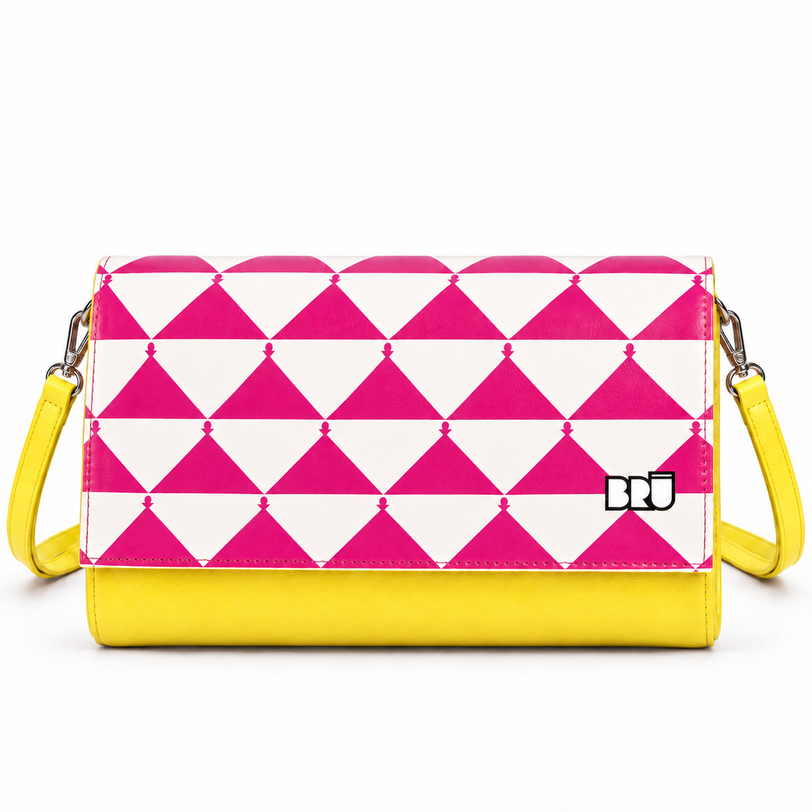 Borsa Muà | Yellow – Apulia Edition Fuchsia – frontale