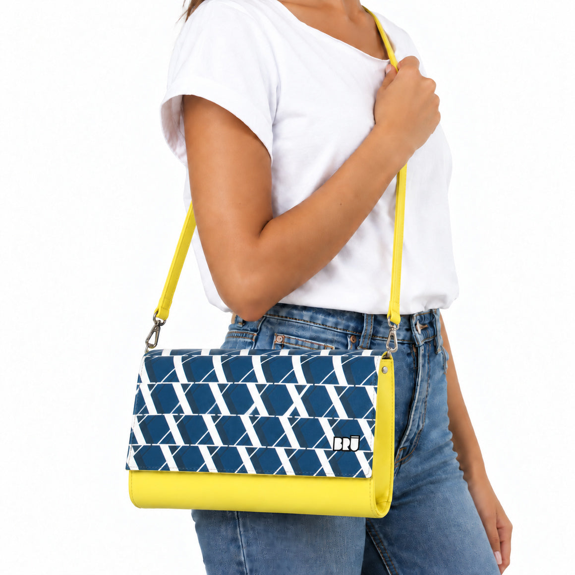 Borsa Muà | Yellow – Rome Edition Blue – indossata