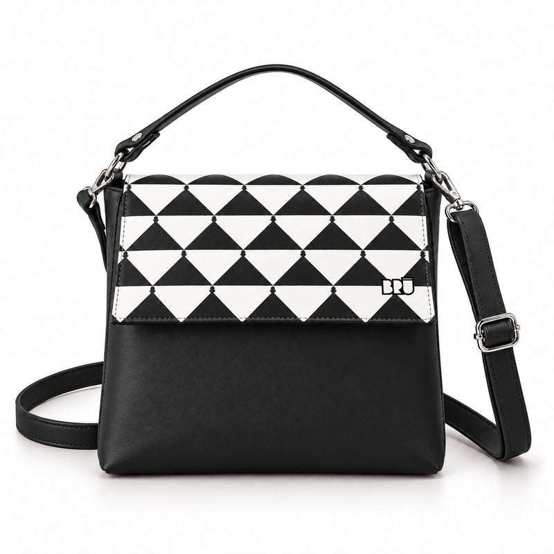 Borsa Zazzy | Black – Apulia Edition Black – frontale
