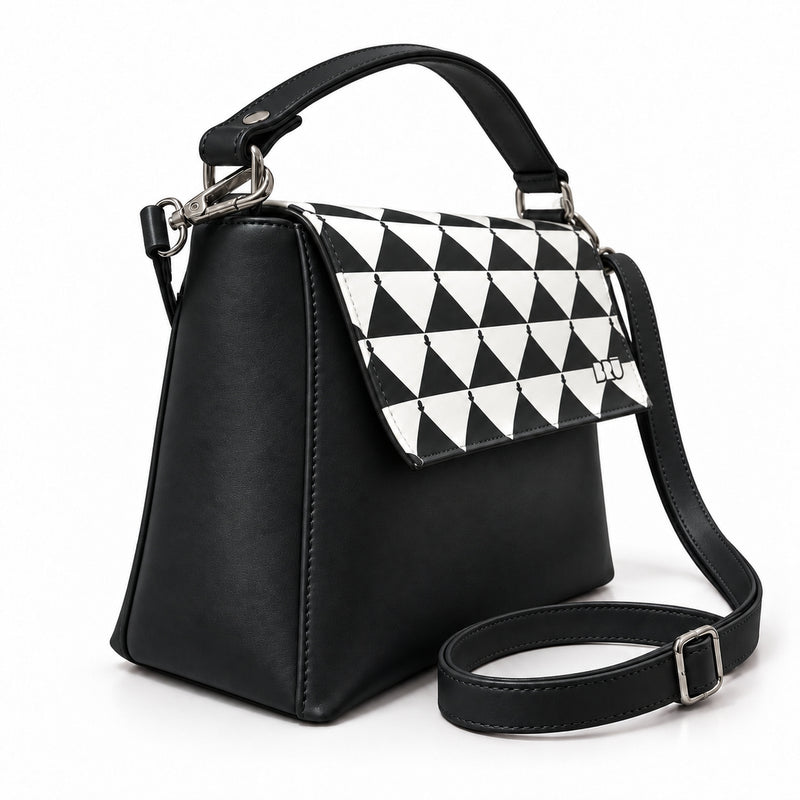 Borsa Zazzy | Black – Apulia Edition Black – laterale