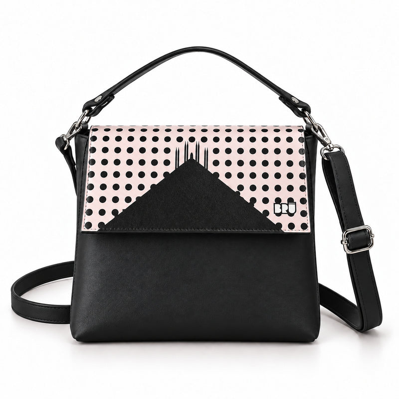 Borsa Zazzy | Black – Milan Edition Pink – frontale