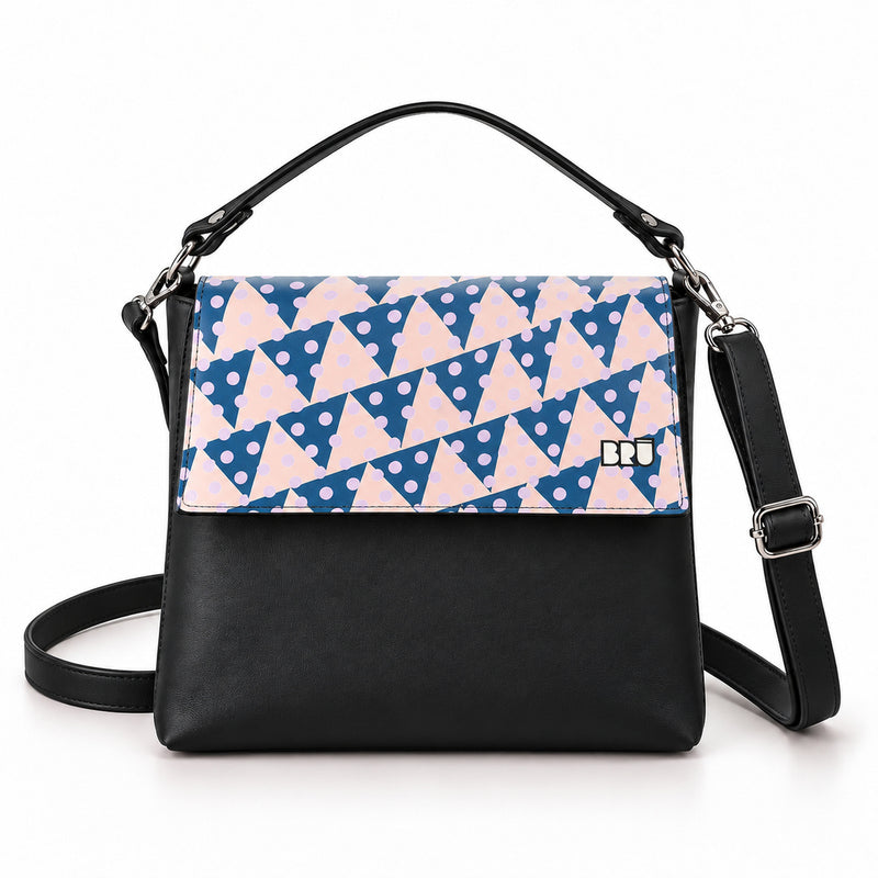 Borsa Zazzy | Black – Naples Edition Pink – frontale