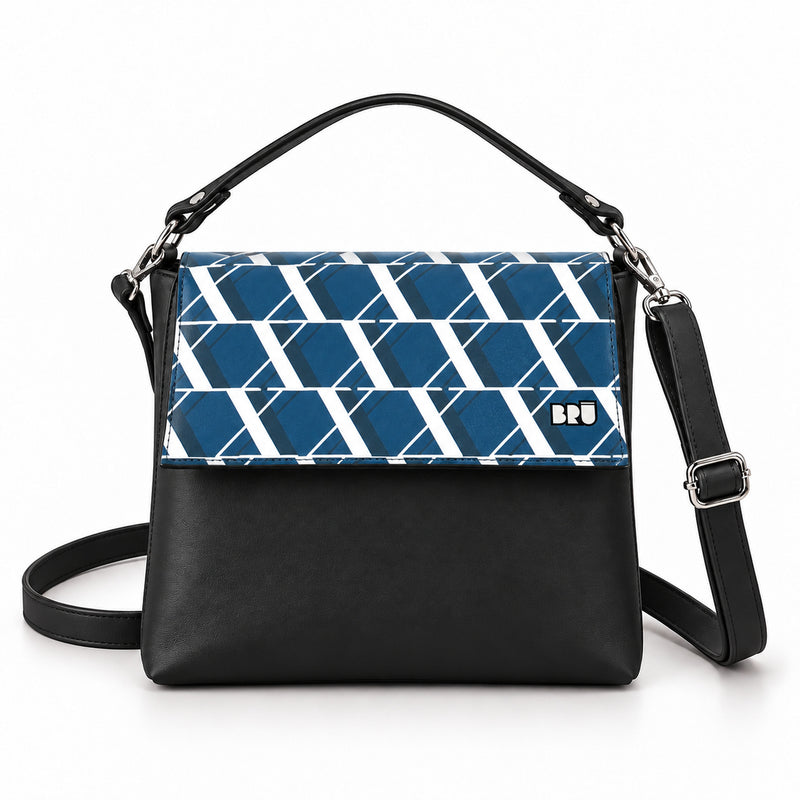 Borsa Zazzy | Black – Rome Edition Blue – frontale