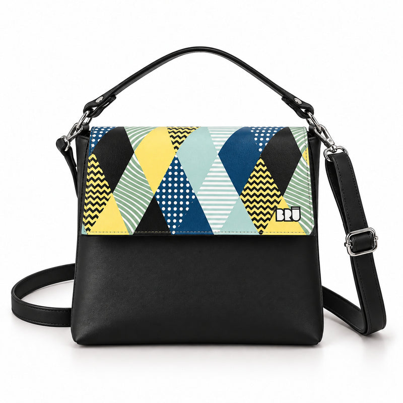Borsa Zazzy | Black – Venice Edition Blue – frontale