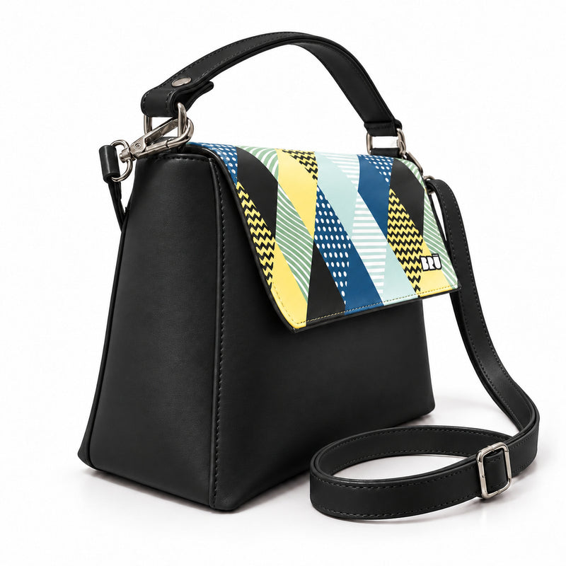 Borsa Zazzy | Black – Venice Edition Blue – laterale