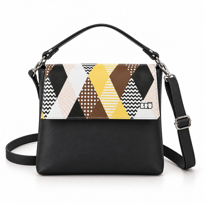 Borsa Zazzy | Black – Venice Edition Brown – frontale