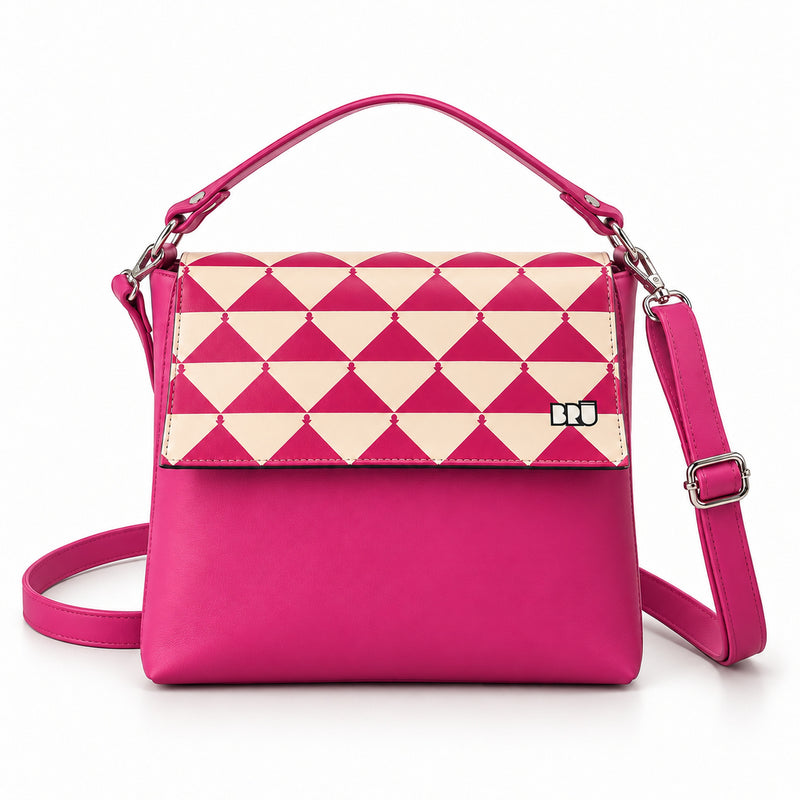 Borsa Zazzy | Fuchsia – Apulia Edition Fuchsia – frontale
