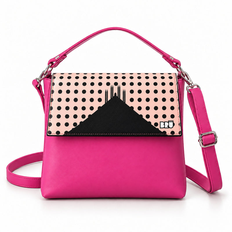 Borsa Zazzy | Fuchsia – Milan Edition Pink – frontale