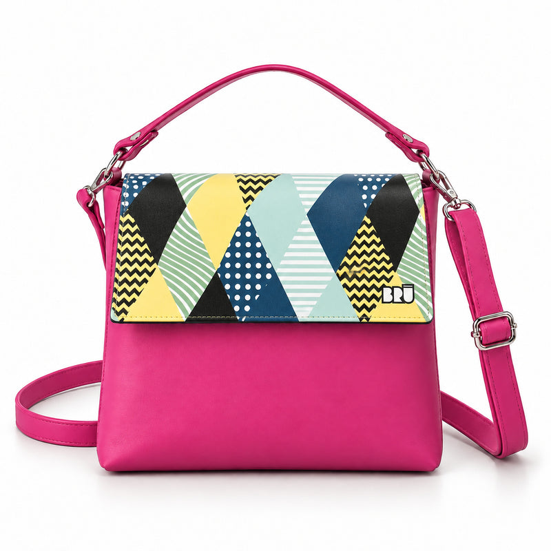 Borsa Zazzy | Fuchsia – Venice Edition Blue – frontale