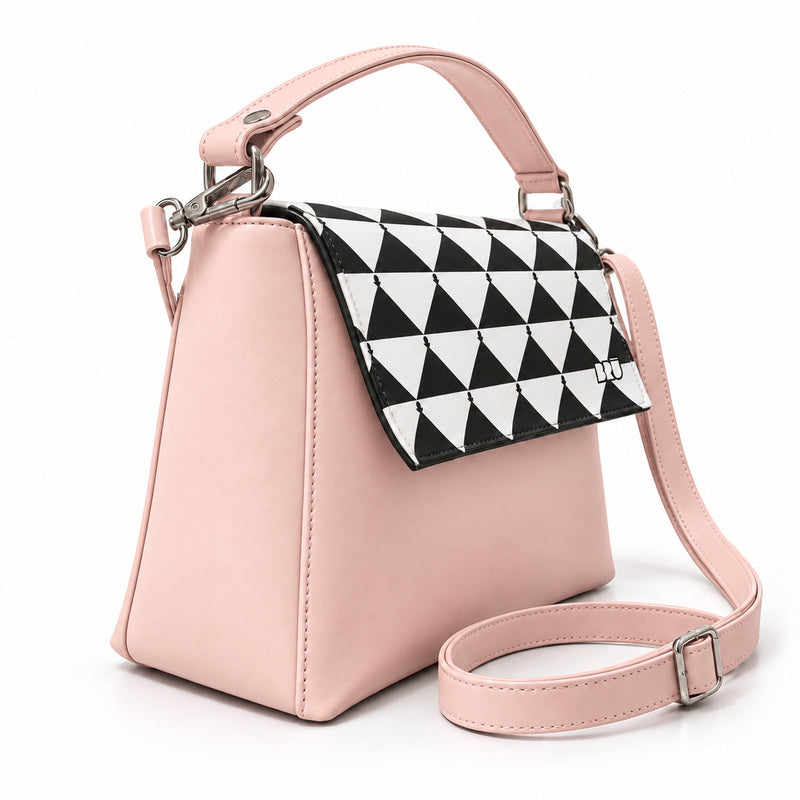 Borsa Zazzy | Pink – Apulia Edition Black – laterale