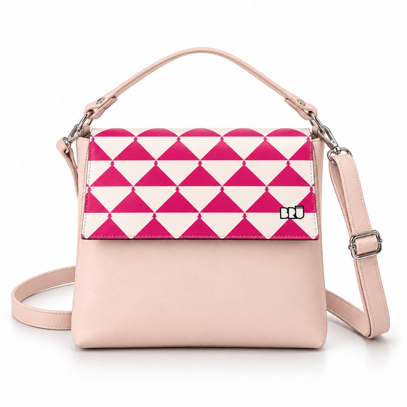 Borsa Zazzy | Pink – Apulia Edition Fuchsia – frontale