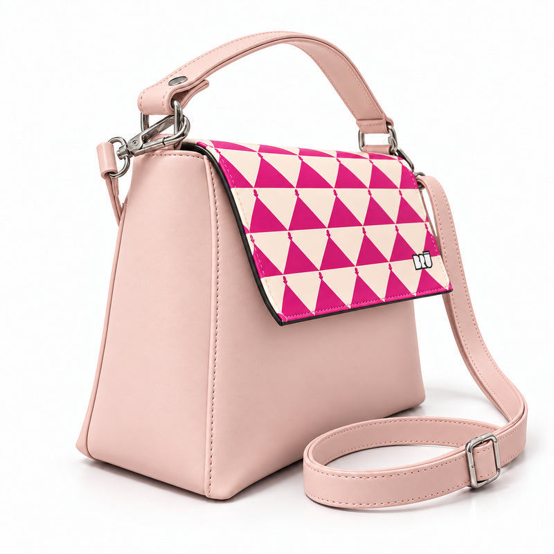 Borsa Zazzy | Pink – Apulia Edition Fuchsia – laterale