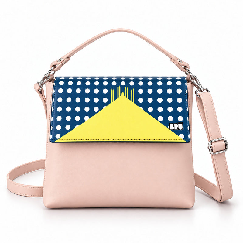 Borsa Zazzy | Pink – Milan Edition Blue – frontale