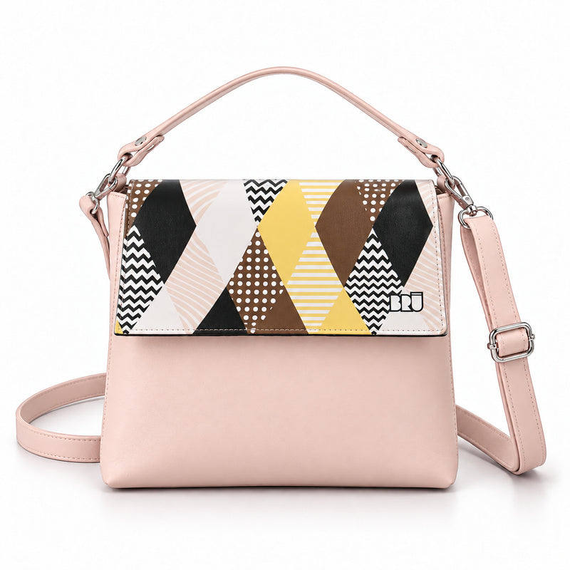 Borsa Zazzy | Pink – Venice Edition Brown – frontale