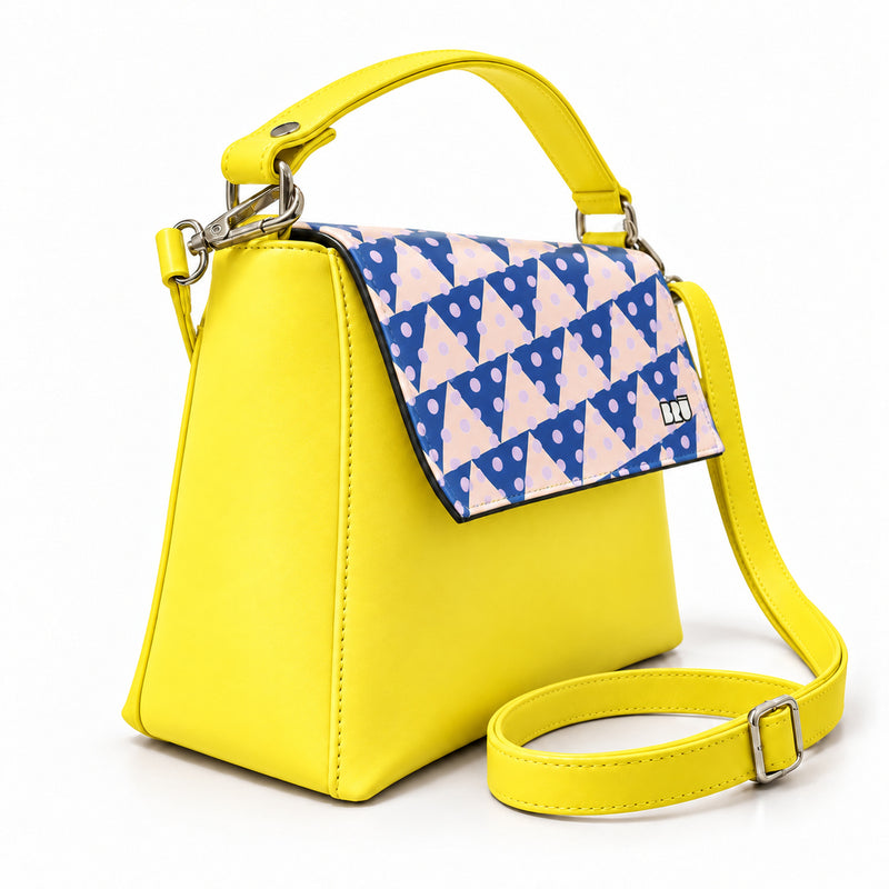 Borsa Zazzy | Yellow – Naples Edition Pink – laterale