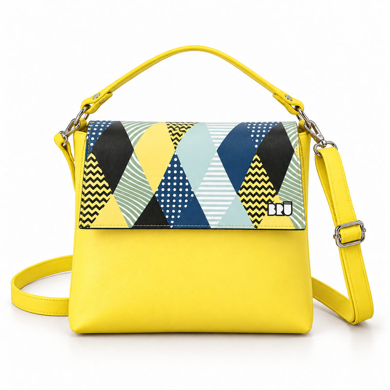 Borsa Zazzy | Yellow – Venice Edition Blue – frontale