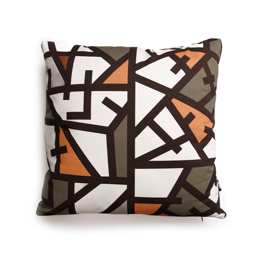 Cuscino Artigianale | Green Lines – Ethnic Edition