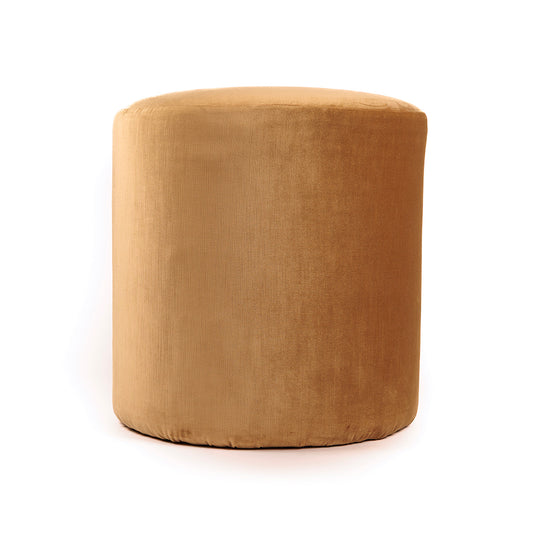 Pouf tondo artigianale | Green Velvet