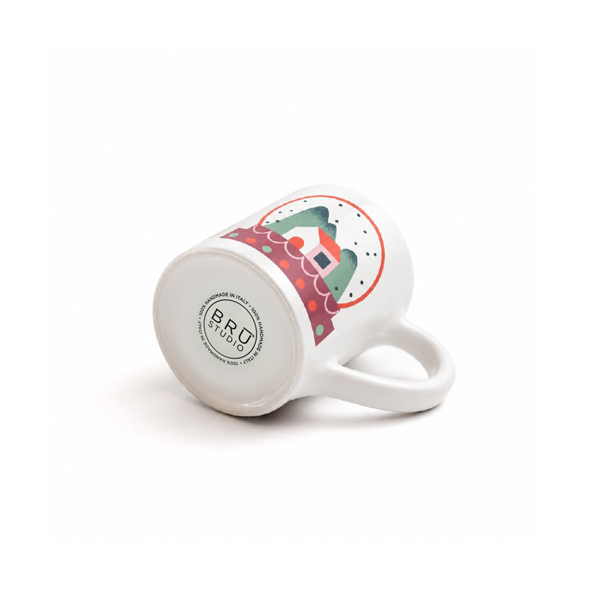 tazza in ceramica | snow globe - xmas edition - vista fondo