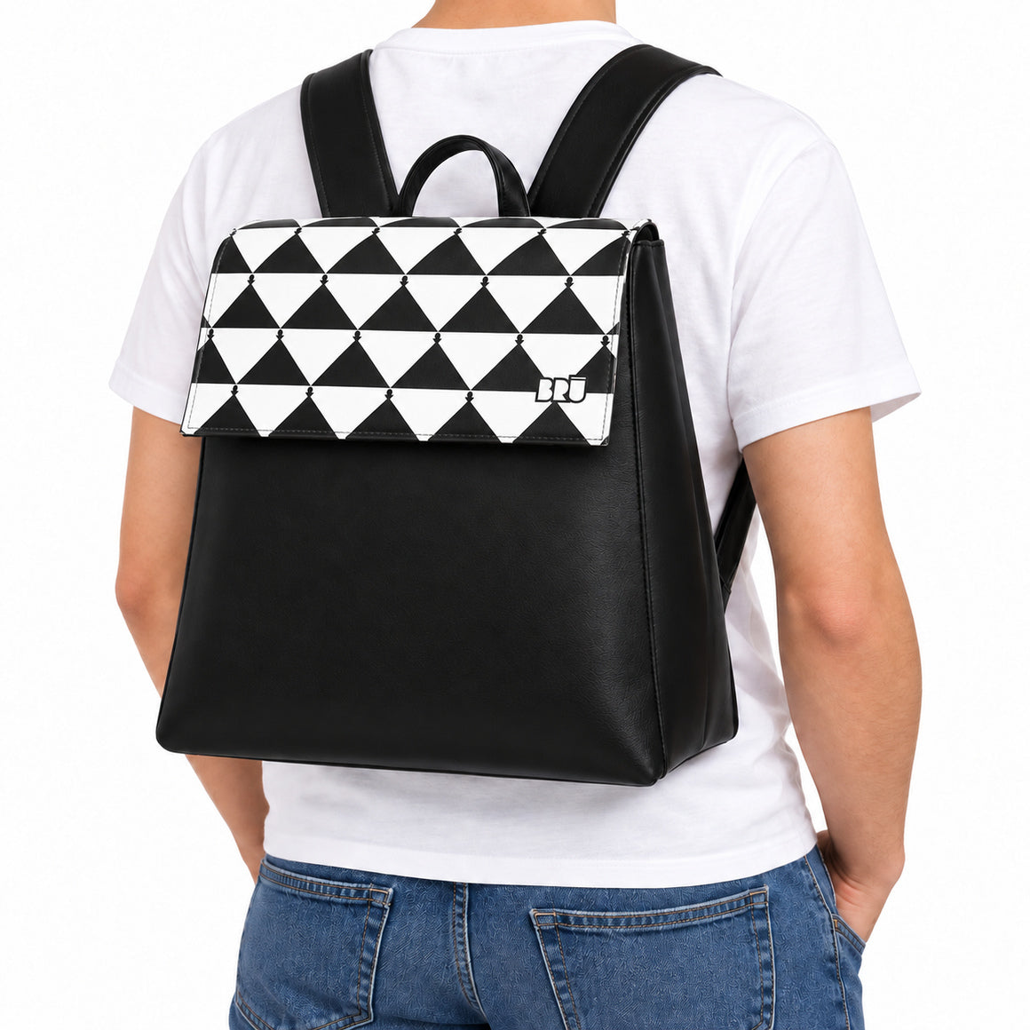 Zaino Mimì | Black – Apulia Edition Black – indossata