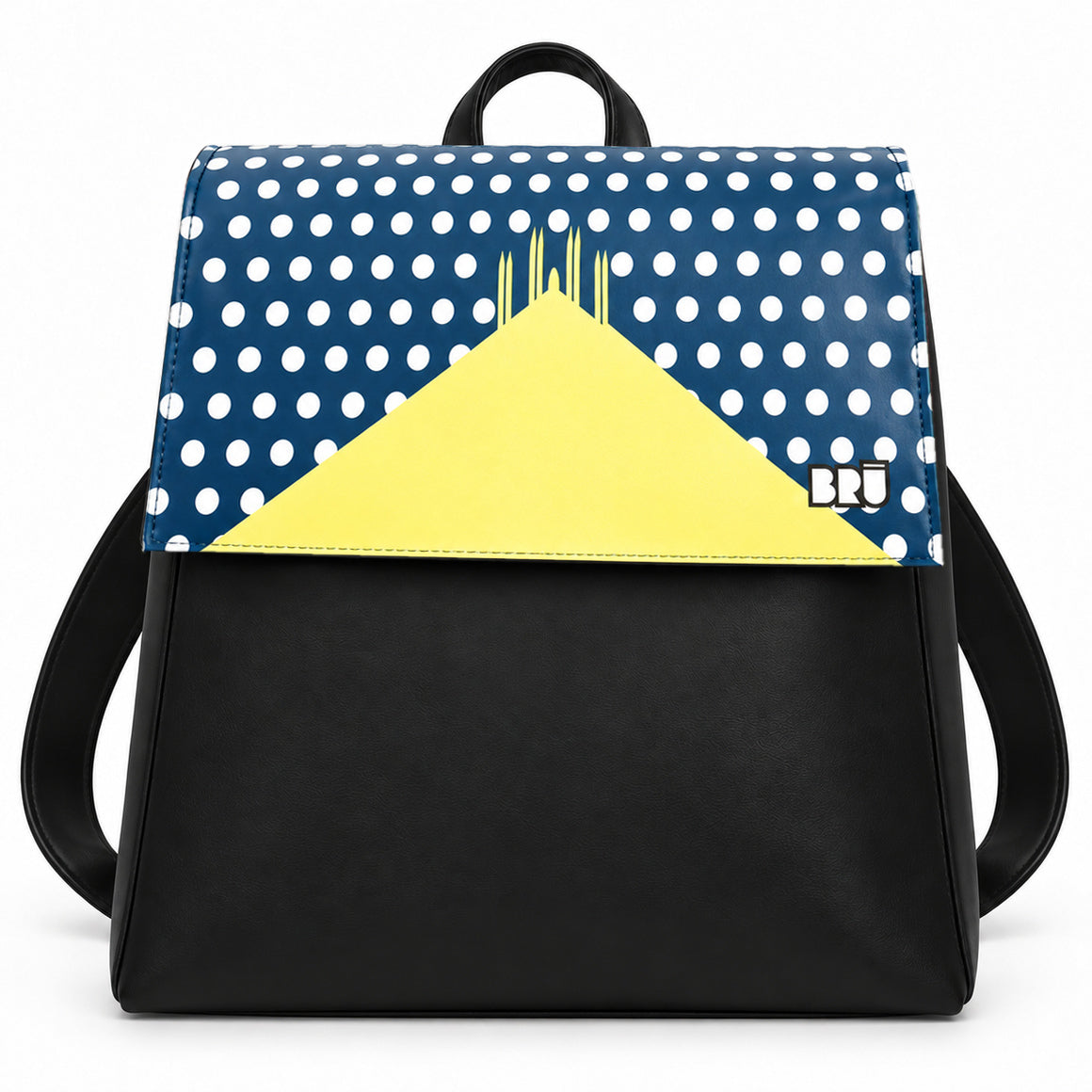 Zaino Mimì | Black – Milan Edition Blue – frontale