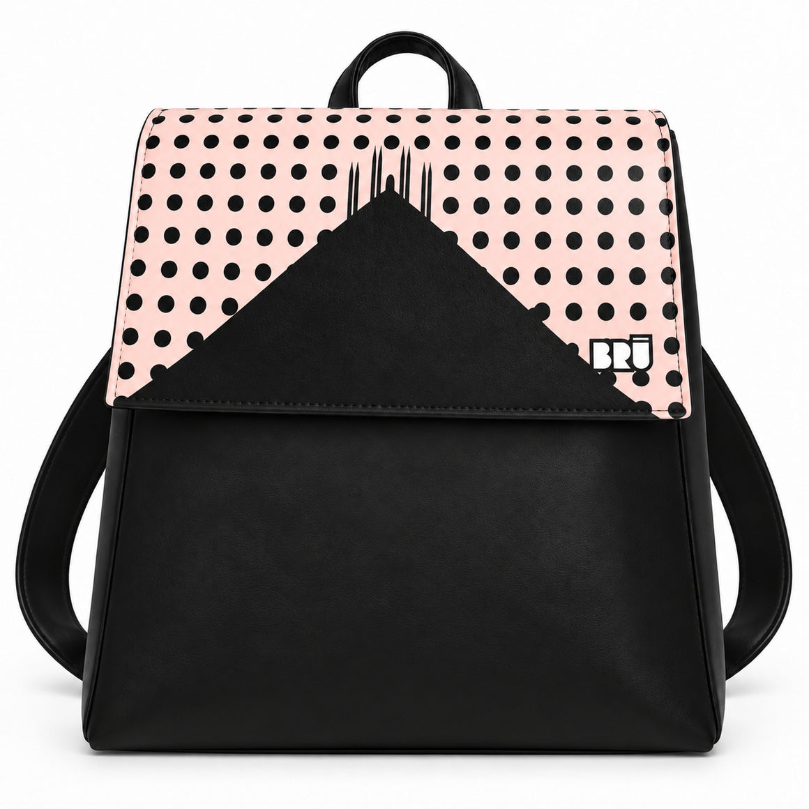 Zaino Mimì | Black – Milan Edition Pink – frontale