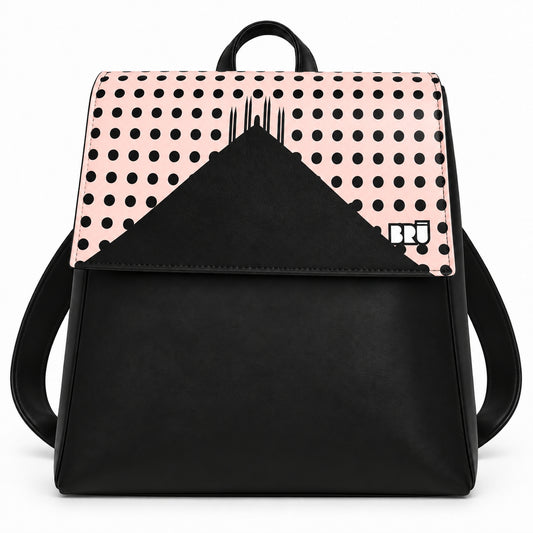 Zaino Mimì | Black – Milan Edition Pink – frontale