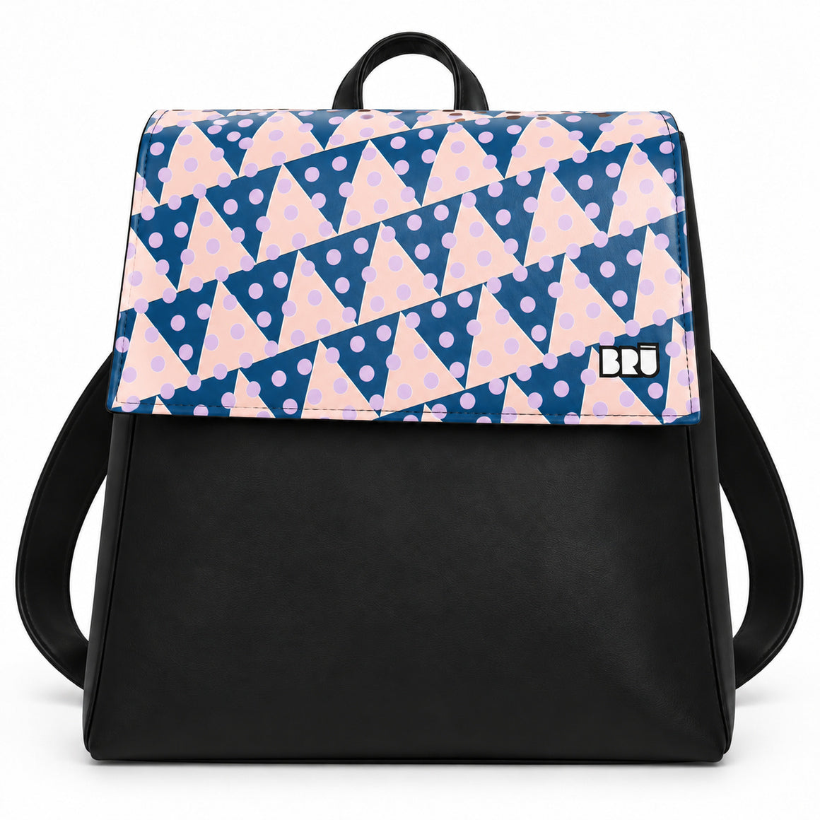 Zaino Mimì | Black – Naples Edition Pink – frontale