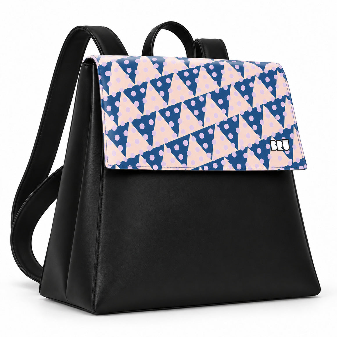 Zaino Mimì | Black – Naples Edition Pink – laterale