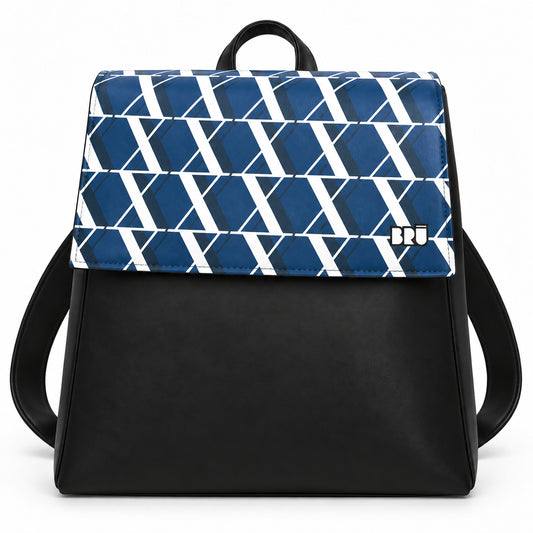 Zaino Mimì | Black – Rome Edition Blue – frontale