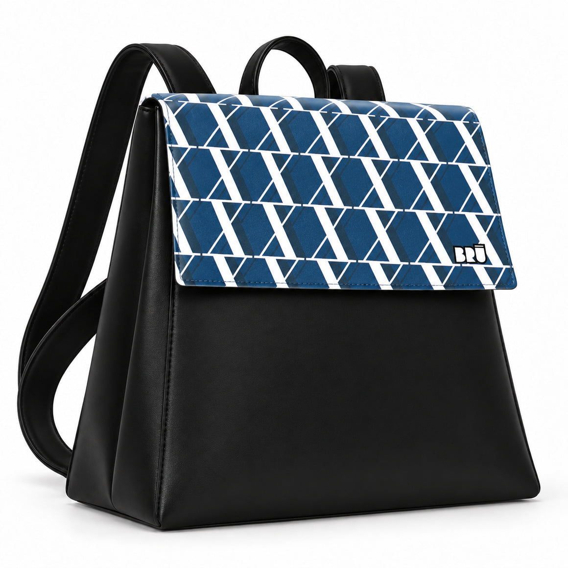 Zaino Mimì | Black – Rome Edition Blue – laterale