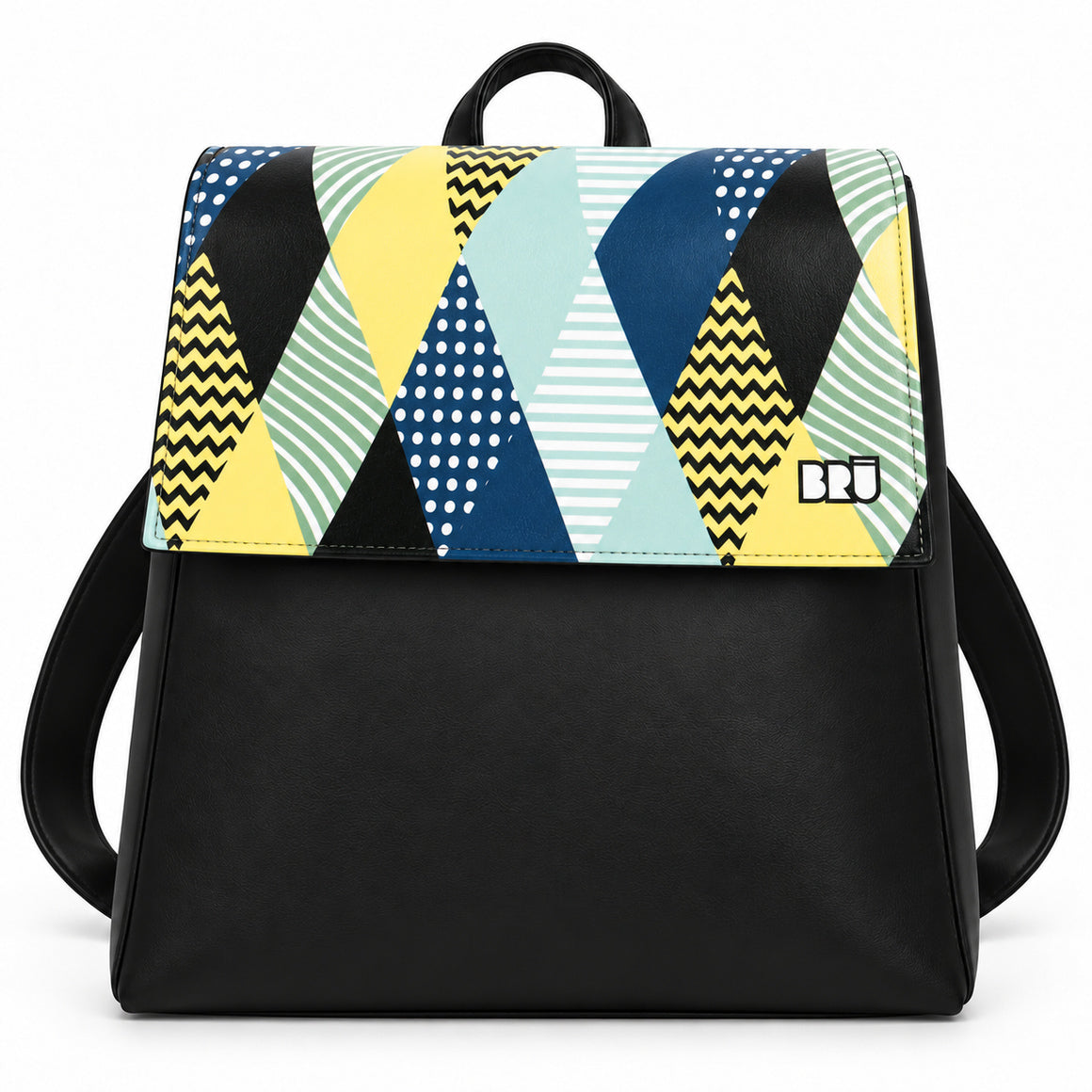Zaino Mimì | Black – Venice Edition Blue – frontale