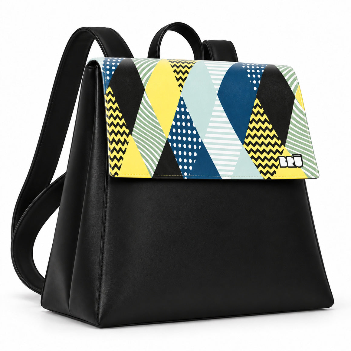 Zaino Mimì | Black – Venice Edition Blue – laterale
