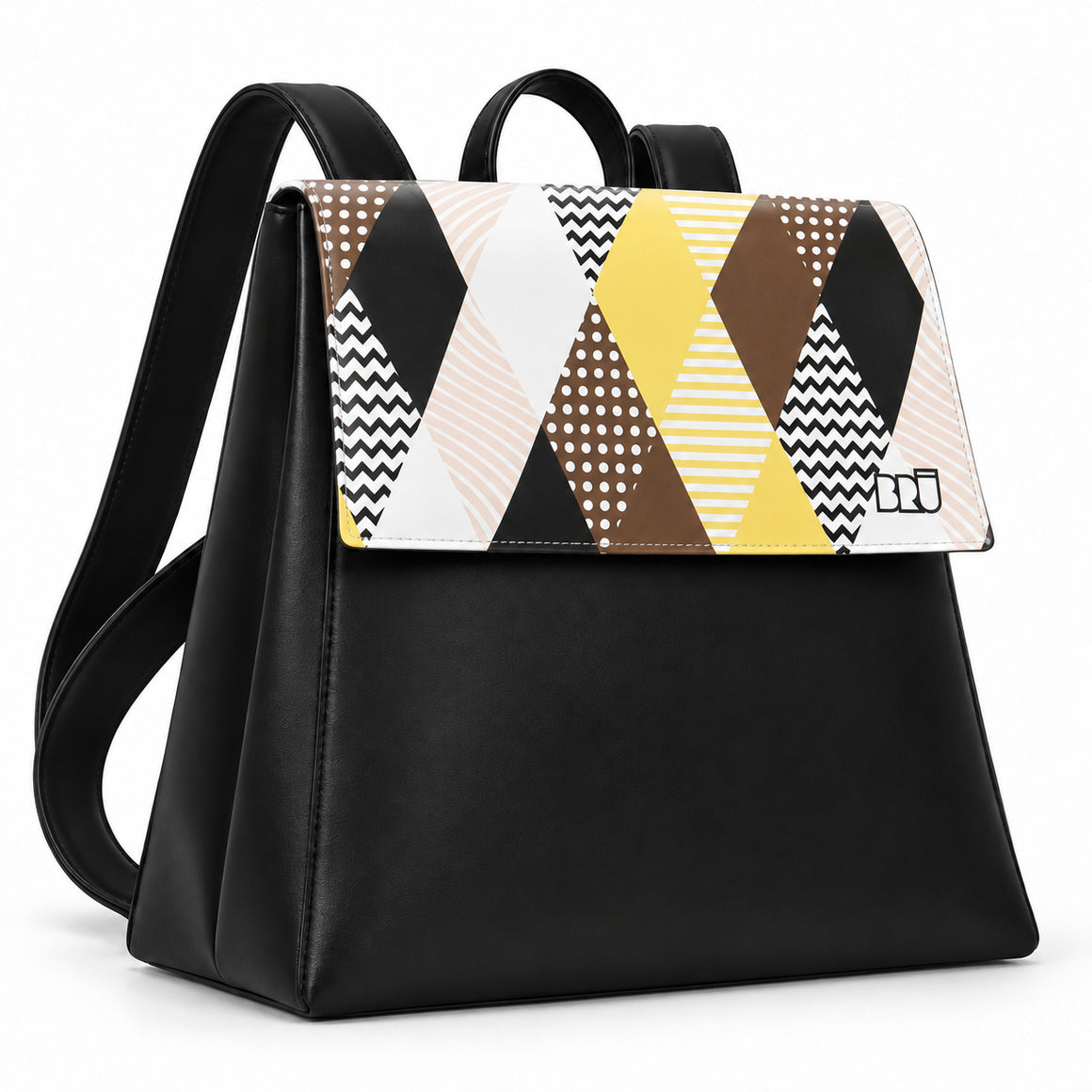 Zaino Mimì | Black – Venice Edition Brown – laterale