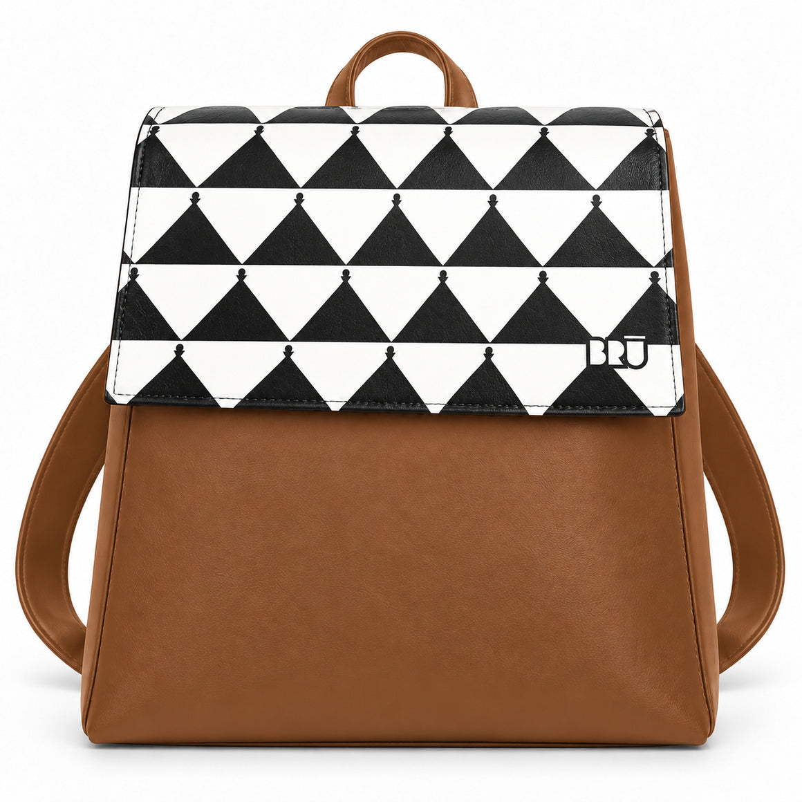 Zaino Mimì | Brown – Apulia Edition Black – frontale