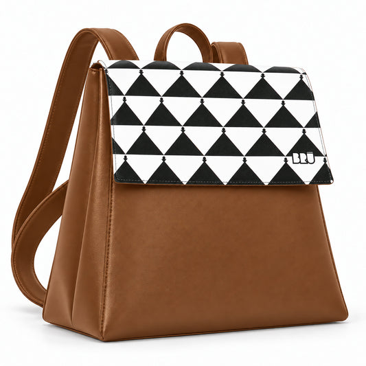 Zaino Mimì | Brown – Apulia Edition Black – laterale