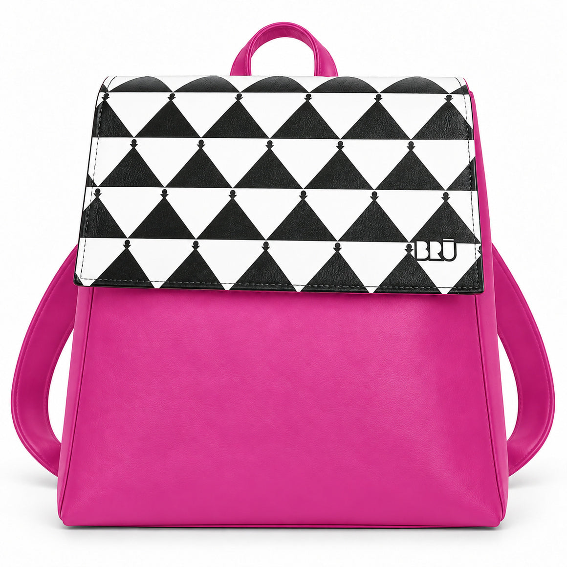 Zaino Mimì | Fuchsia – Apulia Edition Black – frontale