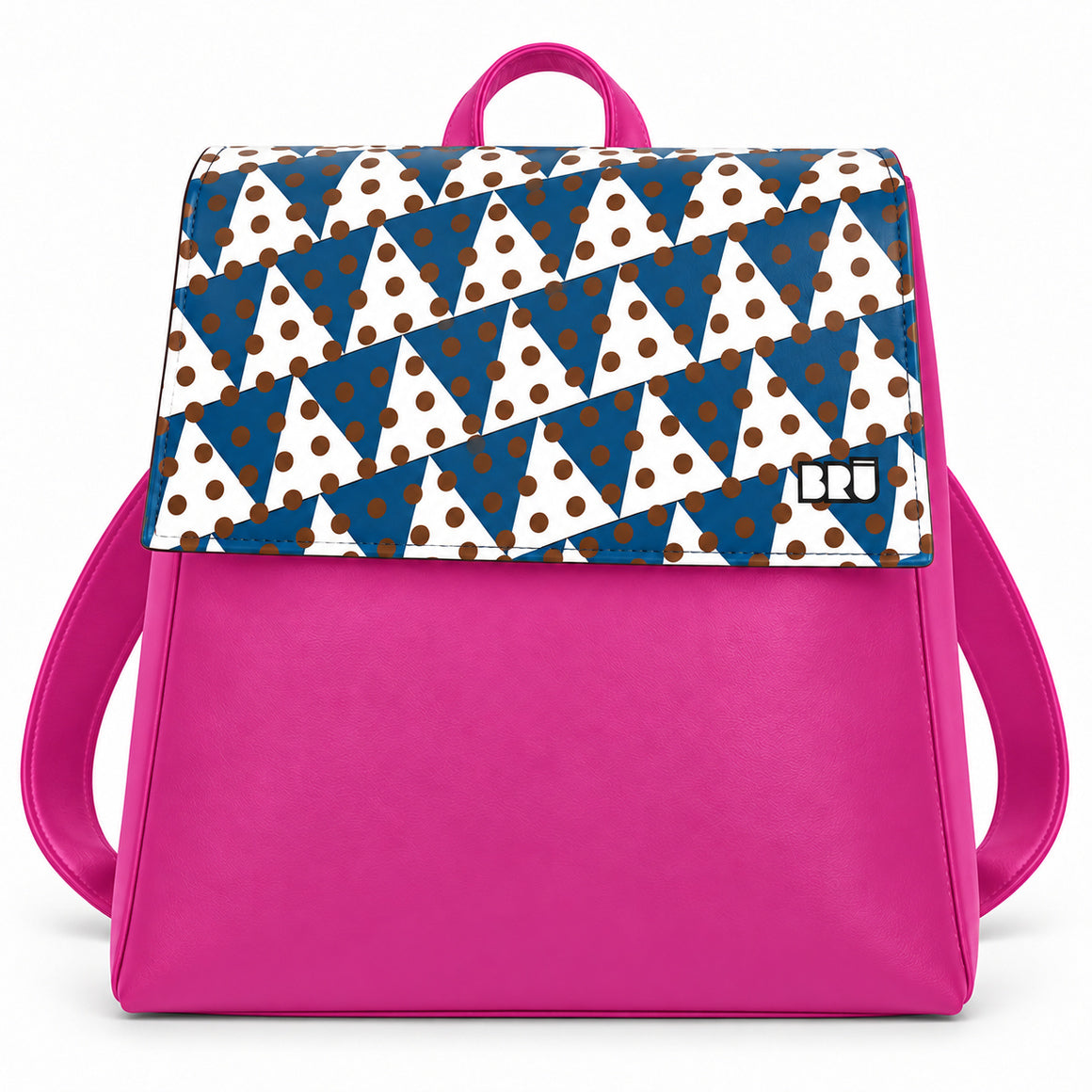 Zaino Mimì | Fuchsia – Naples Edition Blue – frontale