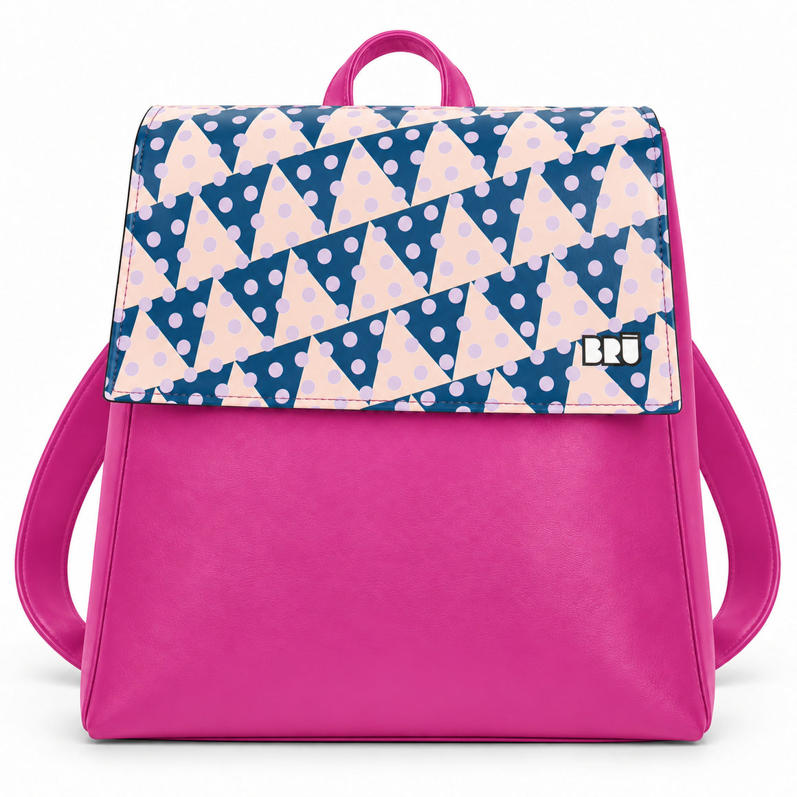 Zaino Mimì | Fuchsia – Naples Edition Pink – frontale